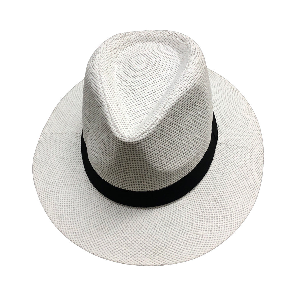 Mafia Fedora Hat White – Simply Party Supplies