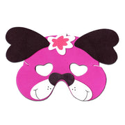 Dog Childrens Foam Animal Mask In Pink