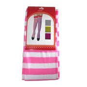 Light Pink And White Stripe Stockings