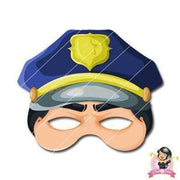 Childrens Download And Print Policeman Mask