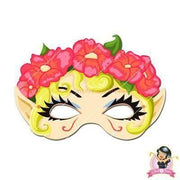 Childrens Download And Print Fairy Mask - Red