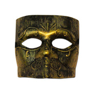 Gold Bauta Venetian Mens Masquerade Mask
