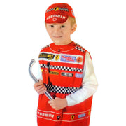 Childrens Racing Driver Costume Ages 4-7