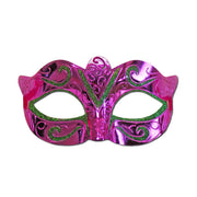 Scout Masquerade Mask Pink With Green Glitter