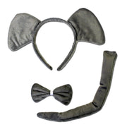 Childrens Elephant Ears Tail and Bow Tie Set