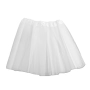 Adults Tulle Tutu Skirt - White 40cm