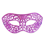 Purple Shiny Filigree Masquerade Mask