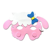 Sheep Childrens Foam Animal Mask With Pink Face