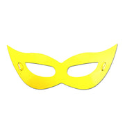 Childrens Pointy Cardboard Neon Mask - Yellow