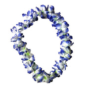 Floral Lei - Blue/White