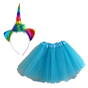 Rainbow Unicorn Dress Up Set - Light Blue