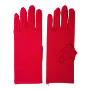 Economy Adult Short Gloves - Red 23cm