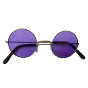 Tinted Metal Frame Party Glasses - Purple