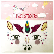 Childrens Temporary Face Art Sticker - Unicorn