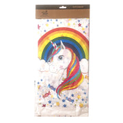 Rainbow Unicorn Plastic Table Cover