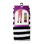 Black And White Stripe Stockings
