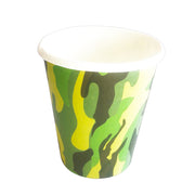 Army Camo Paper Cups - Pack Of 10