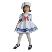 Girls Sailor Fancy Dress Costume