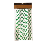 Tropical Palm Luau Paper Straws - Pack Of 20