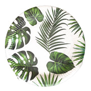 Tropical Palm Luau Party Plates - Pack Of 10