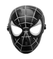Economy Childrens Spider Boy Fancy Dress Mask - Black