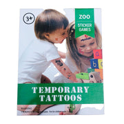 Kids Zoo Temporary Tattoo Pack