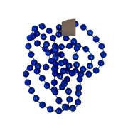 Mardi Gras Party Beads - Single Strand Ball Blue