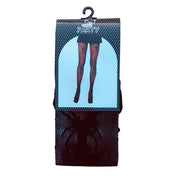 Adult Halloween Stockings - Black Fishnet With Spiders