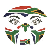 South African Face Temporary Tattoos - Design 1