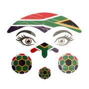 South African Face Temporary Tattoos - Design 4