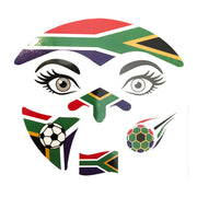 South African Face Temporary Tattoos - Design 3