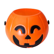 Halloween Trick Or Treat Bucket - Orange Pumpkin Face