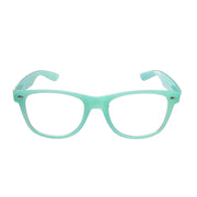 Costume Glasses No Lenses - Aqua Green
