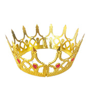 Childrens Plastic Royal Crown - Gold
