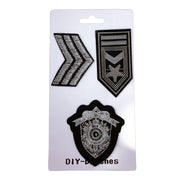 DIY Sew On Badges - Police