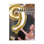 Balloon - Gold Number 9 100cm