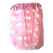 Girls Light Pink Polka Dot Tulle Tutu
