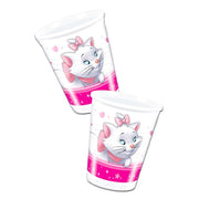 Marie Stars Plastic Drinking Cups - Pack Of 8