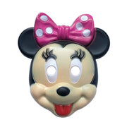 Childrens Mouse Plastic Mask - Pink Bow