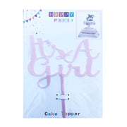 Cake Topper - Happy Birthday - Its A Girl