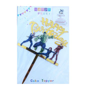 Cake Topper - Happy Birthday - Heroes