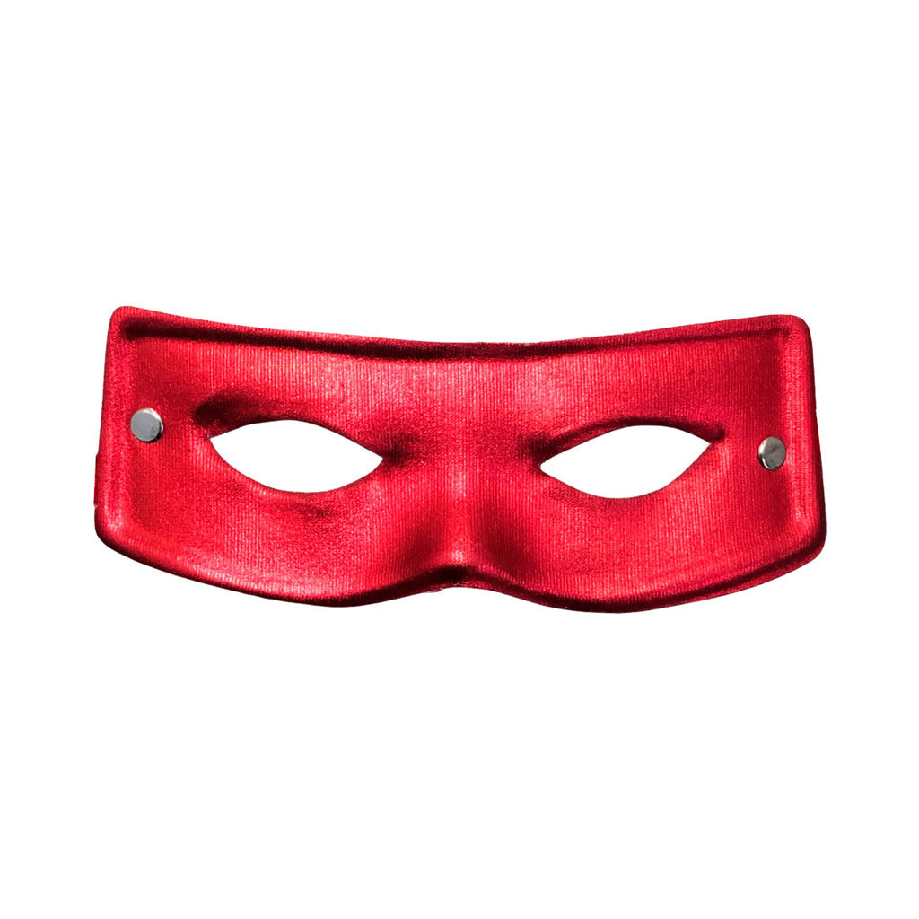 DOMINO SHAPE CLOTH EYE MASK IN RED COLOUR FOR FANCY DRESS DOMINO SHAPE CLOTH EYE MASK IN RED COLOUR FOR FANCY DRESS