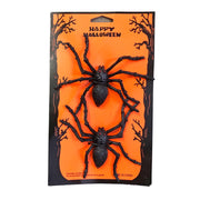 Halloween Medium Spider 2pc | Fake Spider Prop
