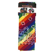 Colourful Bandana - Rainbow With Paisley Design