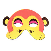 Monkey Childrens Foam Animal Mask In Orange