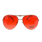 Top Gun Style Glasses - Red