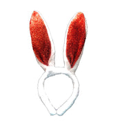 Glitter Bunny Ears - Red