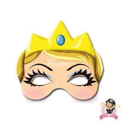 Princess Mask Design Childrens Download And Print Princess Mask – Simply Party Supplies