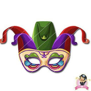 Childrens Download And Print Jester Mask 1