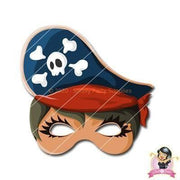 Childrens Download And Print Girl Pirate Mask